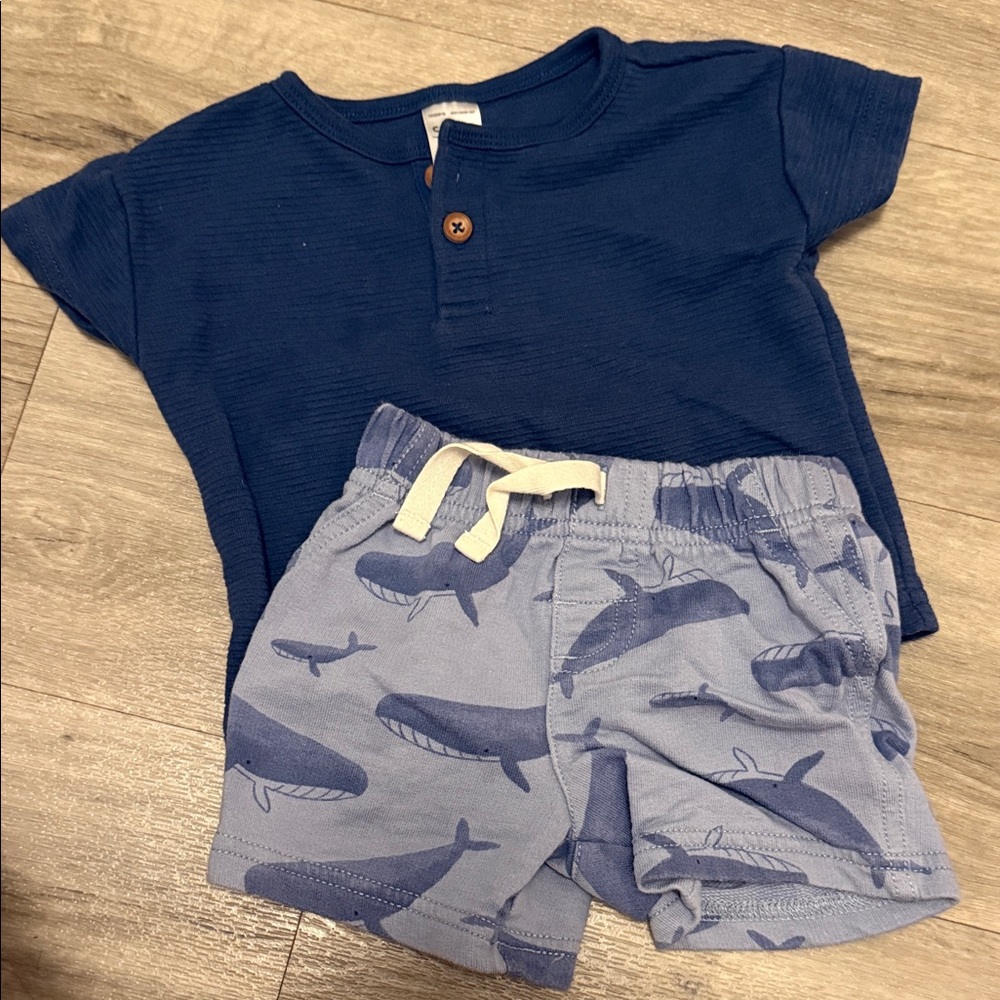 Carter's Blue Baby Shirt